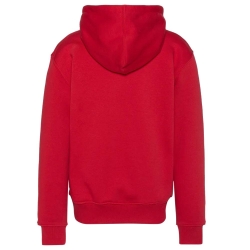 Sweat à Capuche Rouge Garçon Schott Print Schott