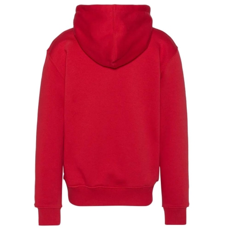 Sweat à Capuche Rouge Garçon Schott Print Schott