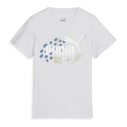T-shirt Gris Enfant Puma Ess