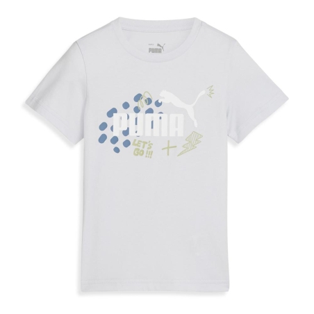 T-shirt Gris Enfant Puma Ess