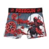 Boxer Noir/Rouge à Imprimés Garçon Freegun NIN