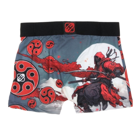 Boxer Noir/Rouge à Imprimés Garçon Freegun NIN
