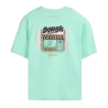 T-Shirt Vert Menthe Garçon Teddy Smith Bis