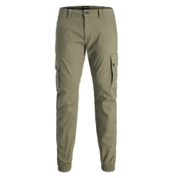 Pantalon Cargo Kaki fluide Garçon Jack & Jones Paul 111