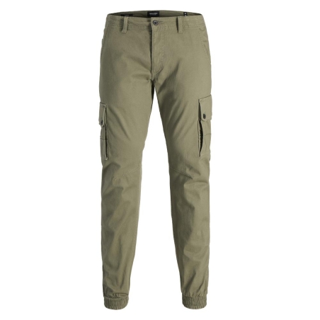 Pantalon Cargo Kaki fluide Garçon Jack & Jones Paul 111