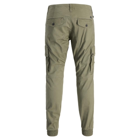 Pantalon Cargo Kaki fluide Garçon Jack & Jones Paul 111