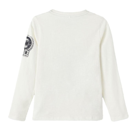 T-Shirt Blanc Garçon Name it Nobbe