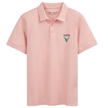 Polo Rose Garçon Teddy Smith Lary