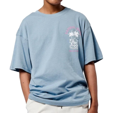 T-Shirt Bleu Garçon Kaporal Omis