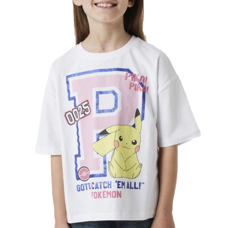 T-Shirt Blanc Fille Name it Fjixa