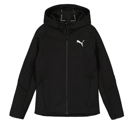 Sweat Zippe Noir Garçon Puma 672882-01