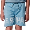 Short Bleu/Craie Garçon Kaporal Obby