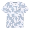 T-Shirt Blanc/Bleu Garçon Kaporal Omyg