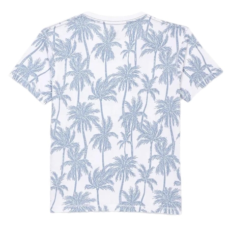 T-Shirt Blanc/Bleu Garçon Kaporal Omyg