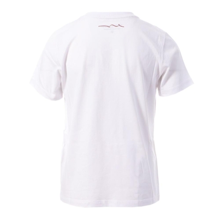 T-shirt Blanc/Logo Garçon Teddy Smith Evan