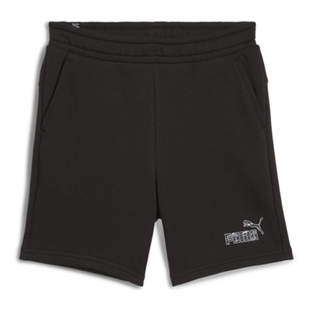 Short Noir Garçon Puma Camo