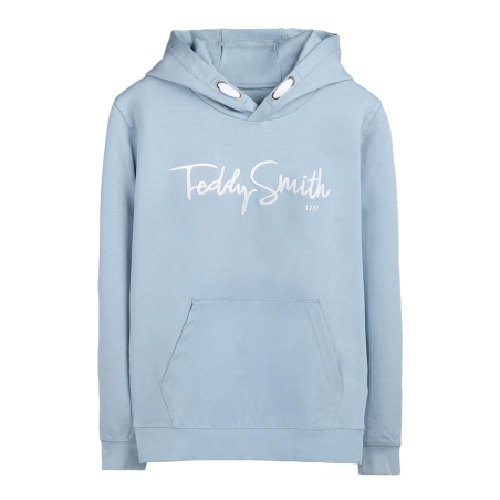 Sweat à Capuche Bleu Clair Garçon Teddy Smith Evry