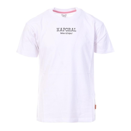 T-Shirt Blanc Garçon Kaporal OGLYE