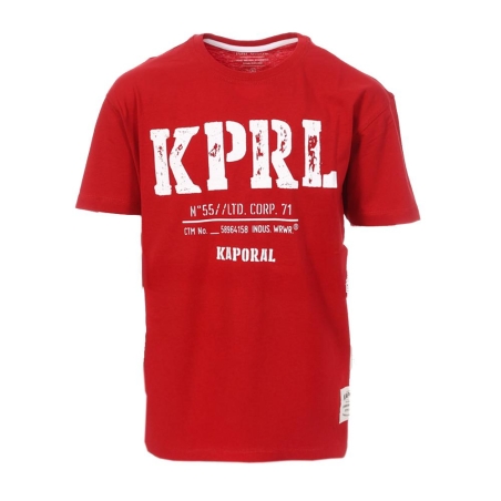 T-Shirt Rouge Garçon Kaporal MUKE