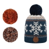 Bonnet Marron/Marine Garçon Cabaia Ipanema