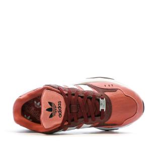 Baskets Blanche/Rose Fille Adidas Retropy F90