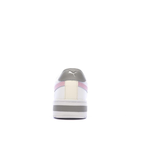 Baskets Blanches/Mauves Fille Puma Ca Pro Block Jr