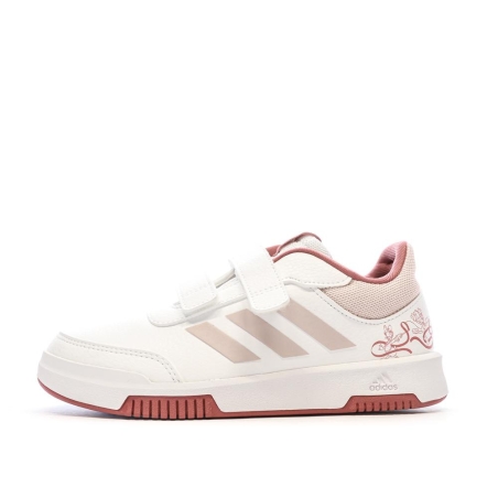 Baskets Blanc/Rose Fille Adidas Tensaur Sport Minnie