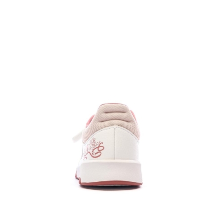 Baskets Blanc/Rose Fille Adidas Tensaur Sport Minnie