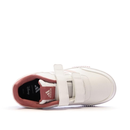 Baskets Blanc/Rose Fille Adidas Tensaur Sport Minnie
