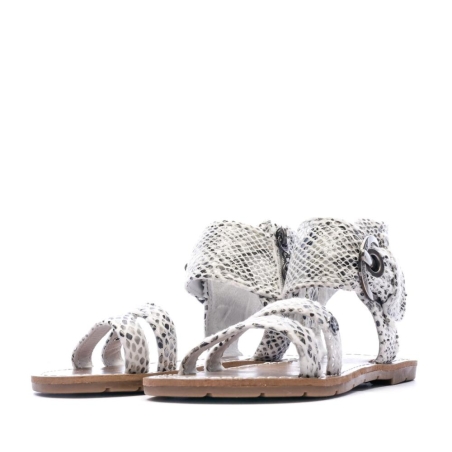 Sandales Blanches Fille Chattawak Pacome