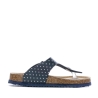 Sandales Marine/Pois Fille Beppi Casual Slipper