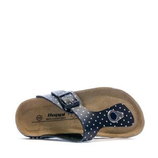 Sandales Marine/Pois Fille Beppi Casual Slipper