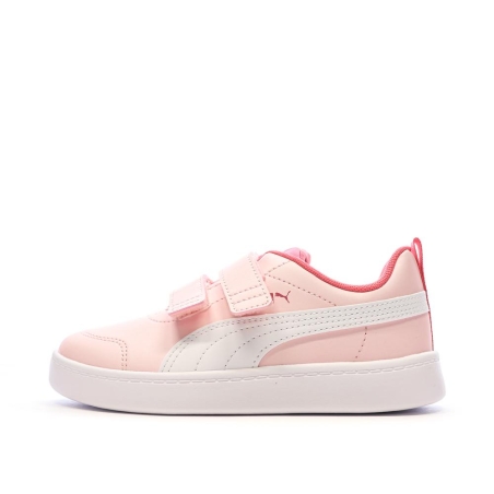 Baskets Roses Fille Puma Courtflex