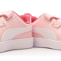 Baskets Roses Fille Puma Courtflex