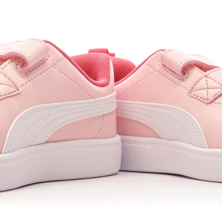 Baskets Roses Fille Puma Courtflex