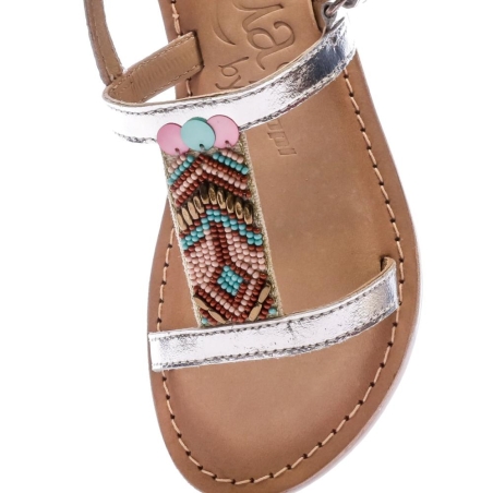 Sandales Argenté Fille Beppi