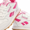 Baskets Blanches/Rose Fille Reebok Classic Leather 100034223