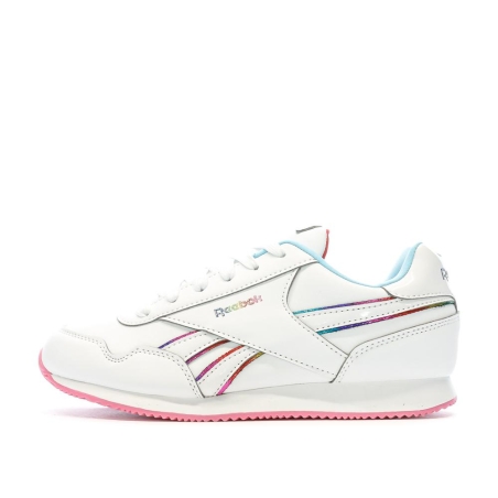 Baskets Blanc/Rose Fille Reebok Royal