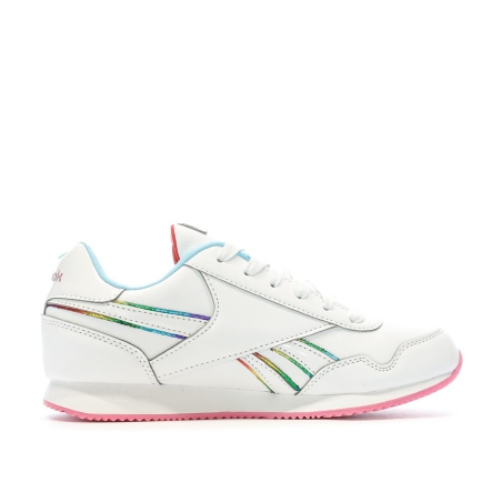 Baskets Blanc/Rose Fille Reebok Royal