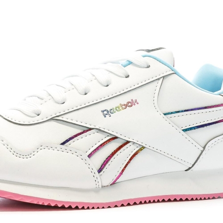 Baskets Blanc/Rose Fille Reebok Royal
