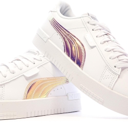 Baskets Blanc/Rose Fille/Femme Puma Jada Holo