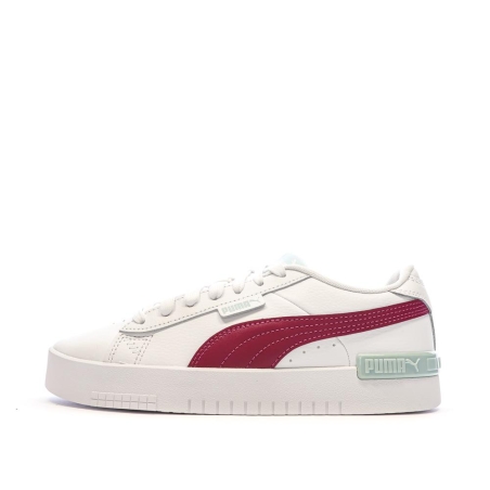Baskets Blanches/Bordeaux Fille Puma Jada 381990-02