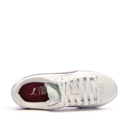 Baskets Blanches/Bordeaux Fille Puma Jada 381990-02