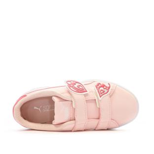 Baskets Rose Fille Puma Smash Butterfly