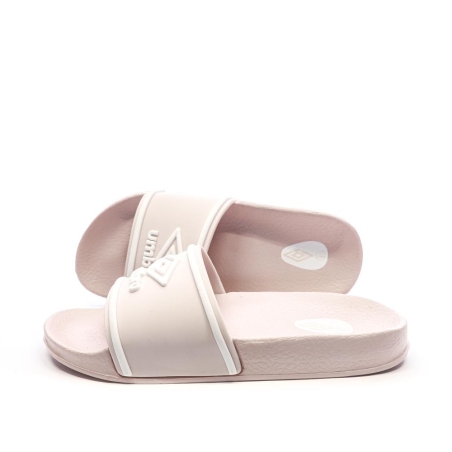 Claquettes Rose/Blanches Fille Umbro Kocak