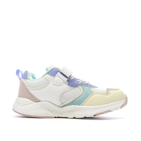 Baskets Blanc/Vert/Jaune Fille Le Coq Sportif Lsc Runner