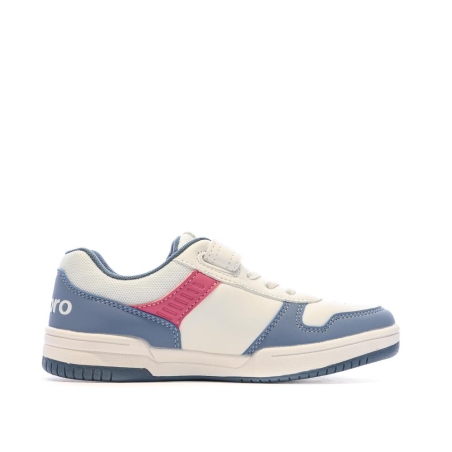 Baskets Blanches/Bleu/Rose Fille Umbro Ovida