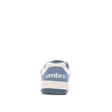 Baskets Blanches/Bleu/Rose Fille Umbro Ovida