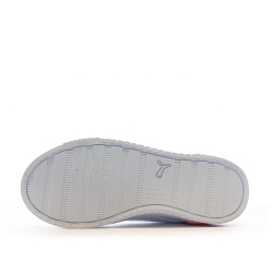Baskets Blanc/Rose Fille Puma Jada