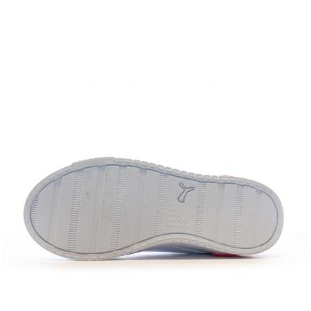 Baskets Blanc/Rose Fille Puma Jada